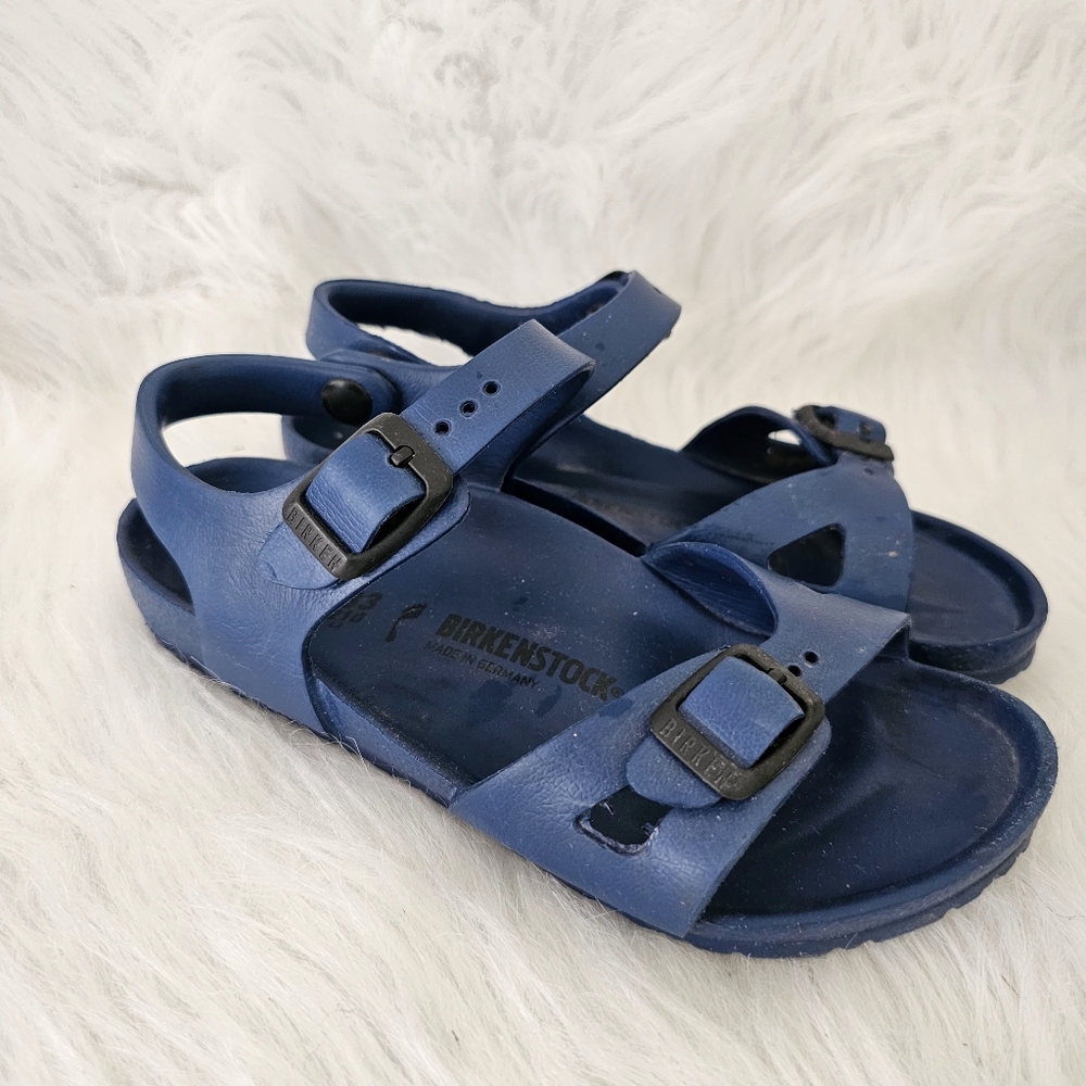 Birkenstock kisds blue sandals size 2